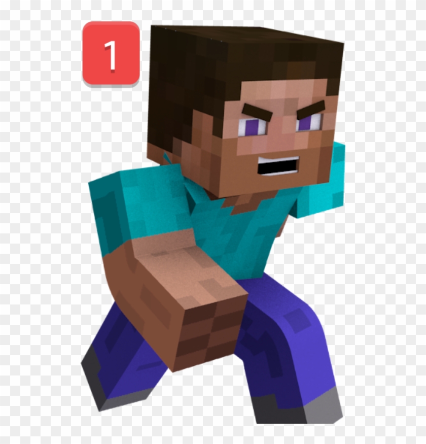 #discord #minecraft #ping #notification #meme #angry - Steve Minecraft Render Clipart