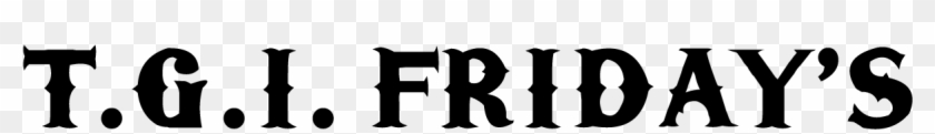 Tgi Friday's - Friday Fonts Clipart #5138676
