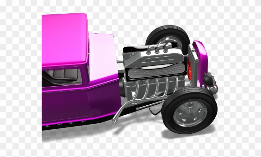 X-mas Car - Antique Car Clipart