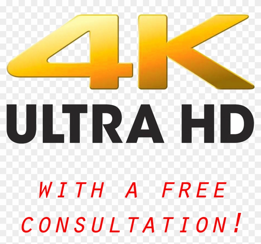4k Video Logo Png - 4k Resolution Clipart