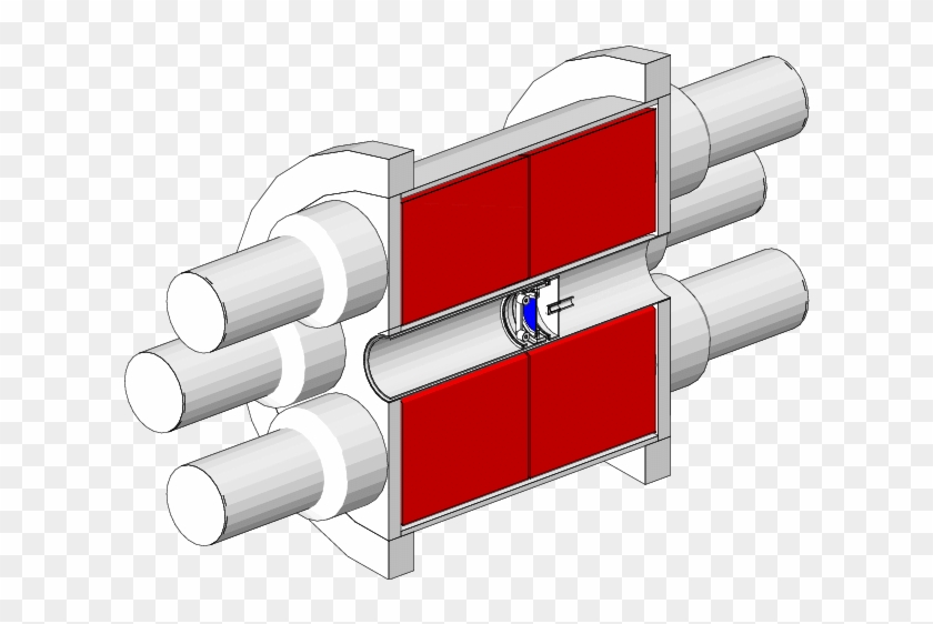 Cross-sectional View Of The Detector Geometry - Nipple Clipart