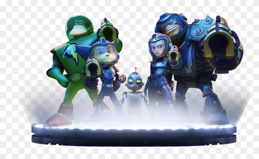 Ratchet And Clank Galactic Rangers - Ratchet And Clank Movie Png Clipart #5139861