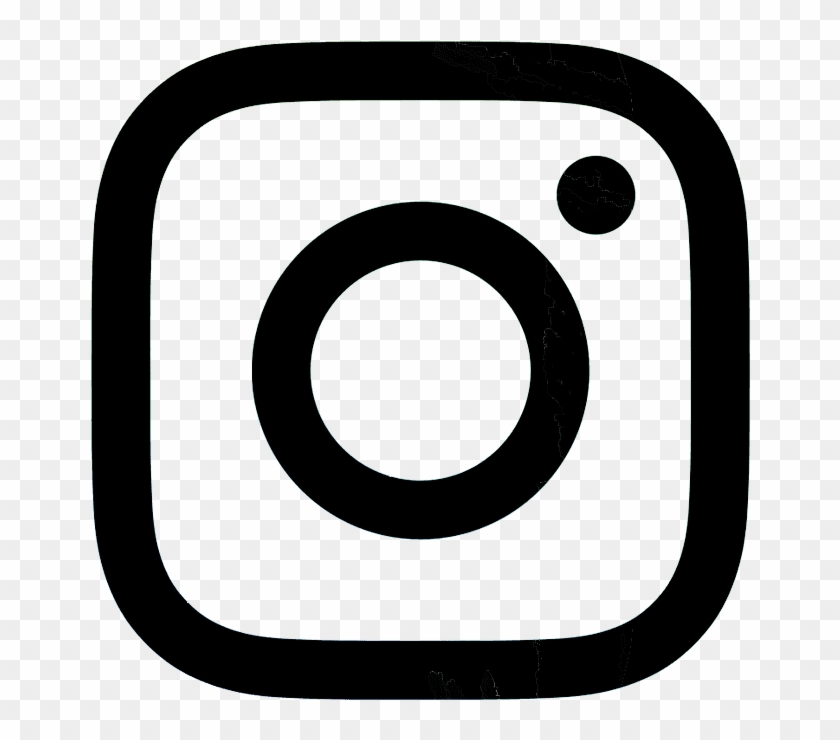 Instragram Facebook - Black Instagram Icon Png Clipart
