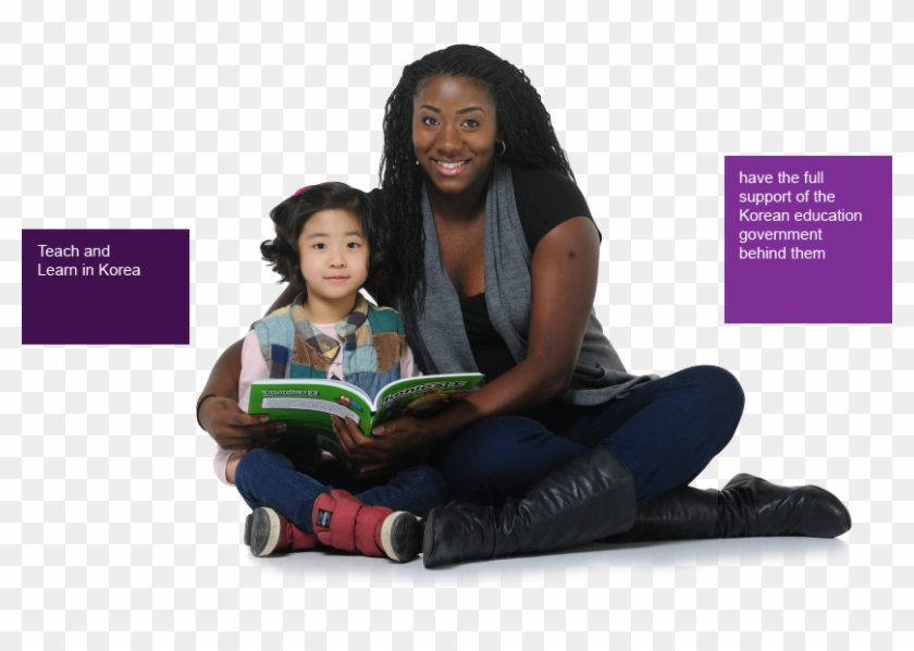 Teach And Learn Korea - Sitting Clipart #5140185