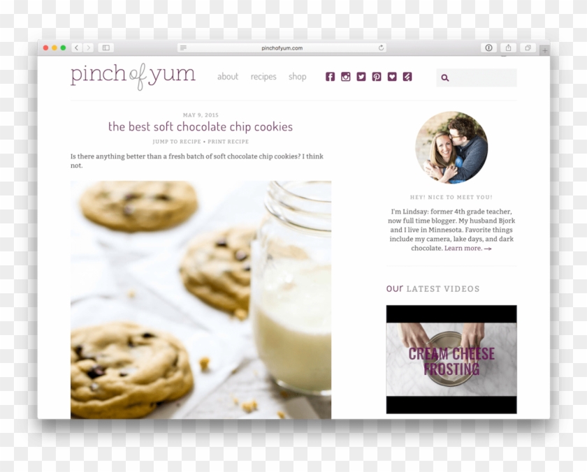 Krista, Pinch Of Yum Video Shoot Assistant - Chewy Soft Chocolate Chip Cookies Clipart