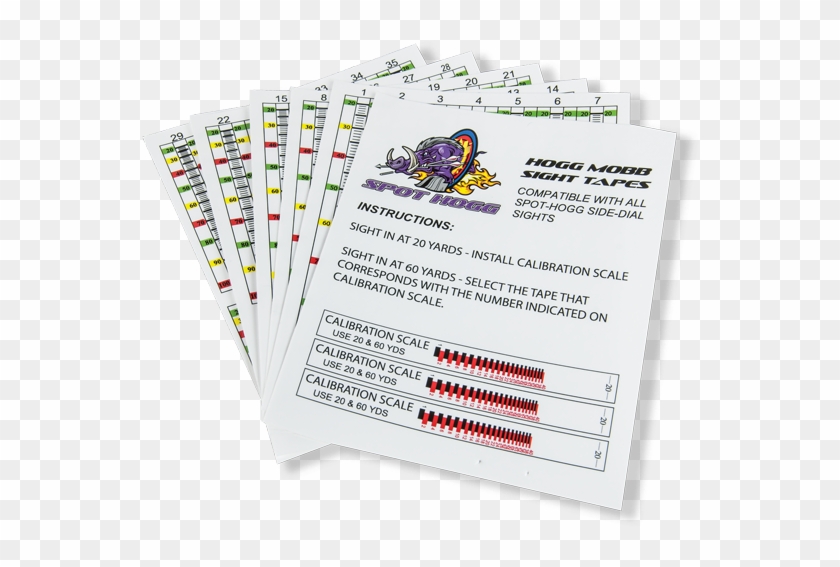 Sight Tapes - Spot-hogg Clipart #5140584