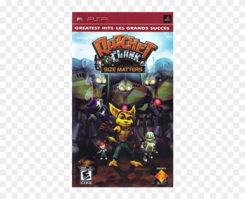 Ratchet & Clank - Ratchet & Clank Size Matters Psp Clipart #5141071