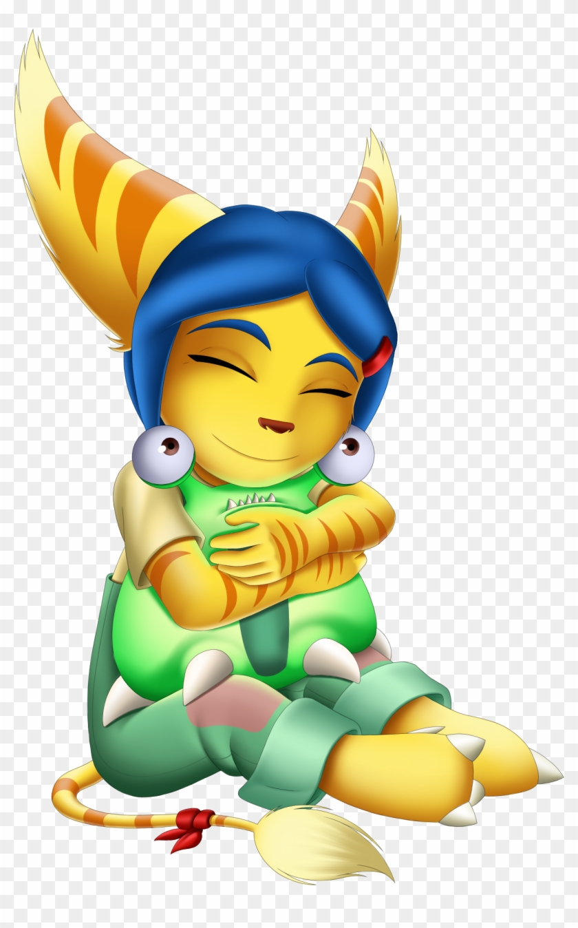 Donna And The Little Alien - Cartoon Clipart