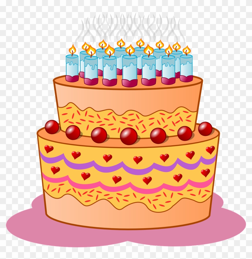 Birthday Cake Candles - Cake Clipart - Png Download