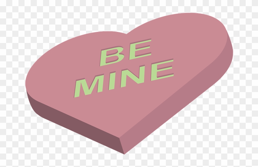 Be Mine Valentines Candy Vector Icon - Heart Clipart