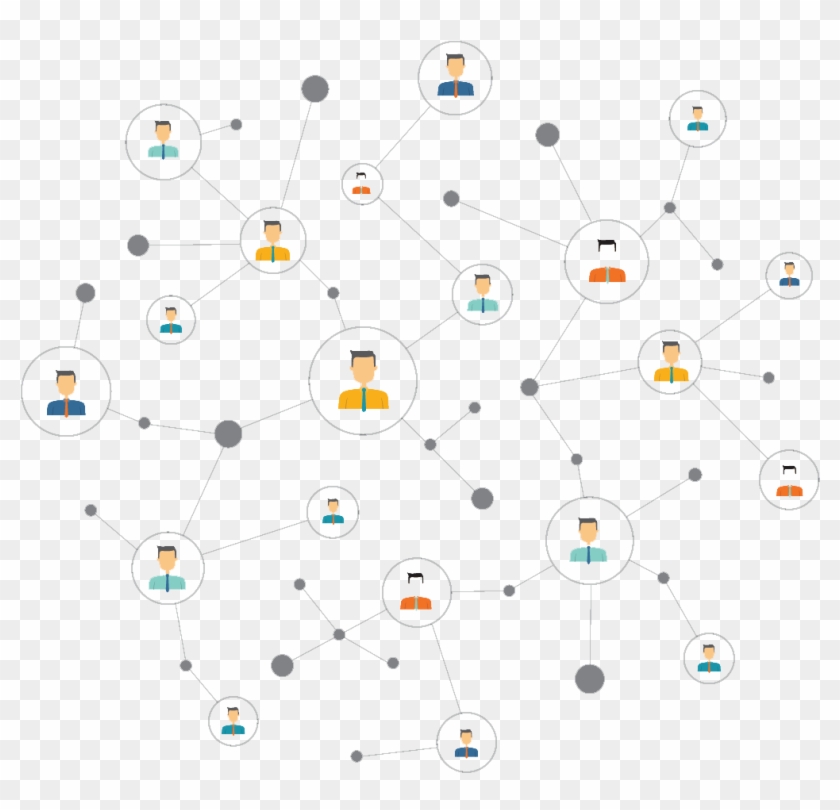 Connected People Png Transparent Clipart #5141993