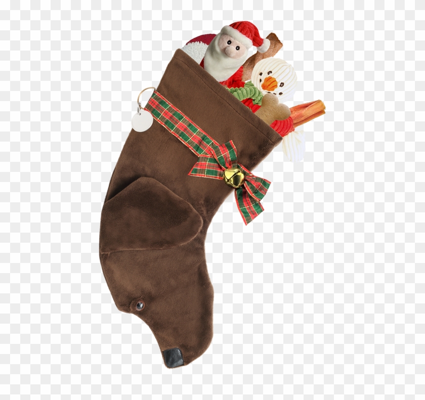 Chocolate Lab Christmas Stocking - Christmas Stocking Clipart