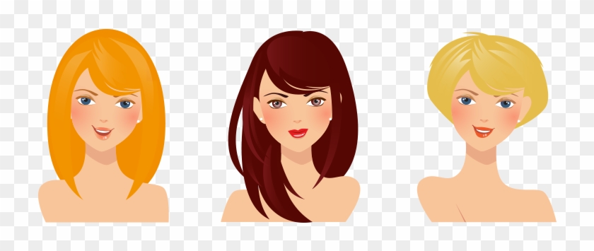 Girls Vector Png - Girl Beauty Vector Png Clipart