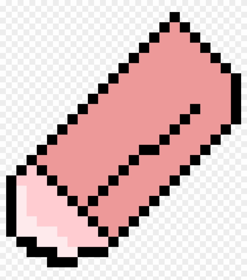 Pink Eraser - Perler Beads Candy Corn Clipart #5142384
