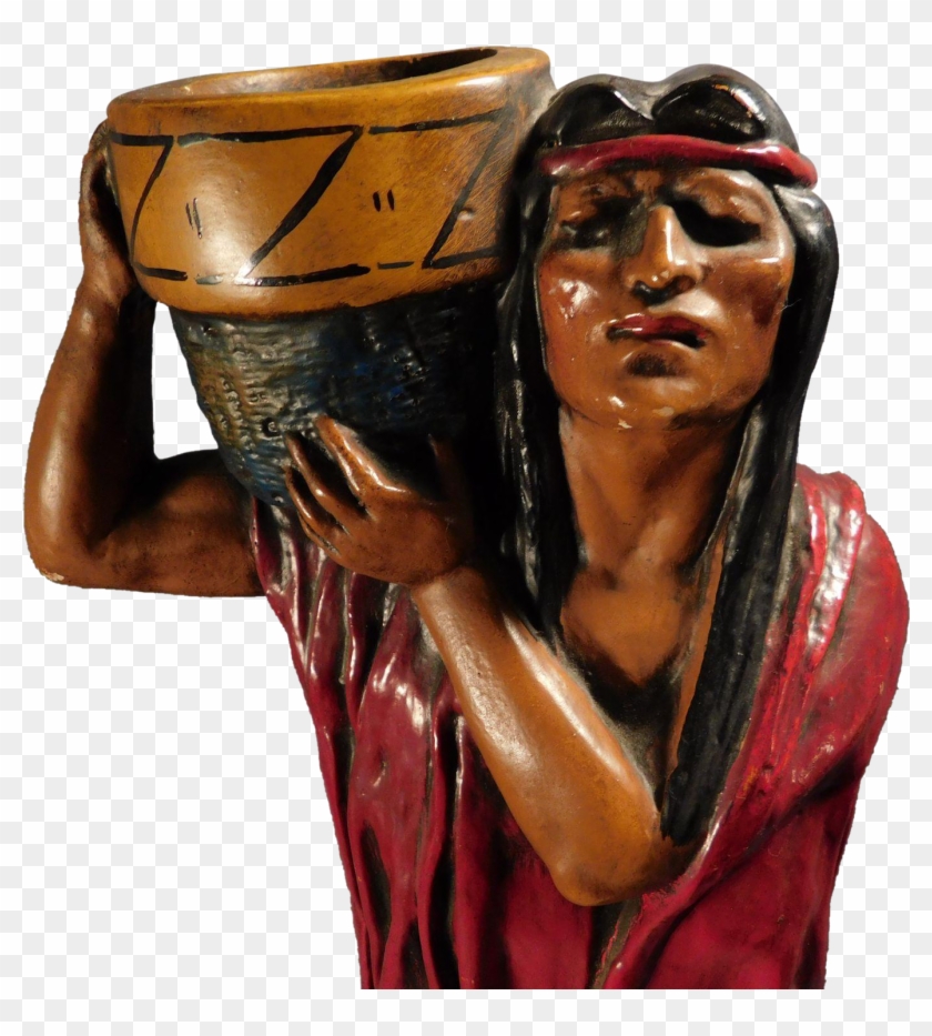 This Great Piece Is A 1920s Incense Burner, 15 Inches - Bronze Sculpture Clipart