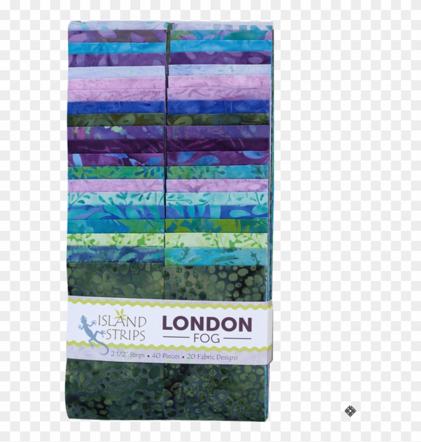 London Fog Batik Strip Pack - Island Batik Clipart