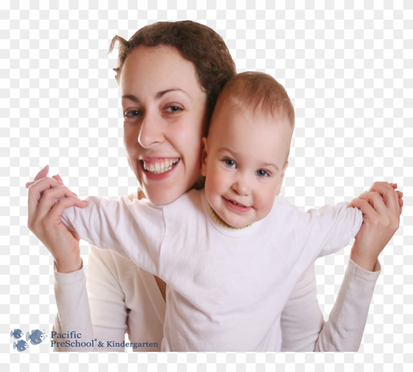 Happy Individual - Minding Baby Clipart