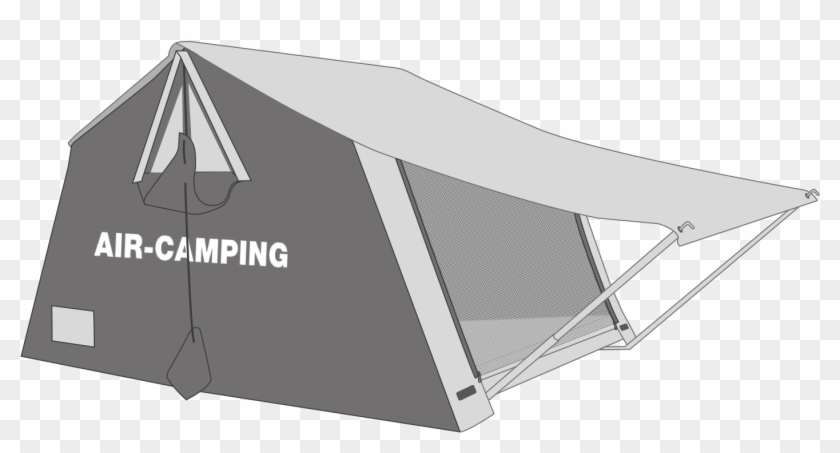 The Four Standard Aluminium Poles Lift The Canvas Of - Canopy Clipart