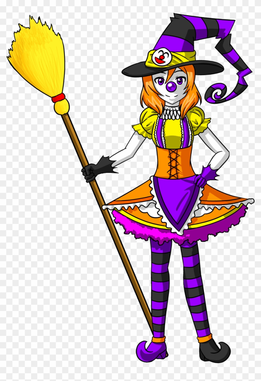 Clown Clipart Clown Costume - Witch Clown - Png Download