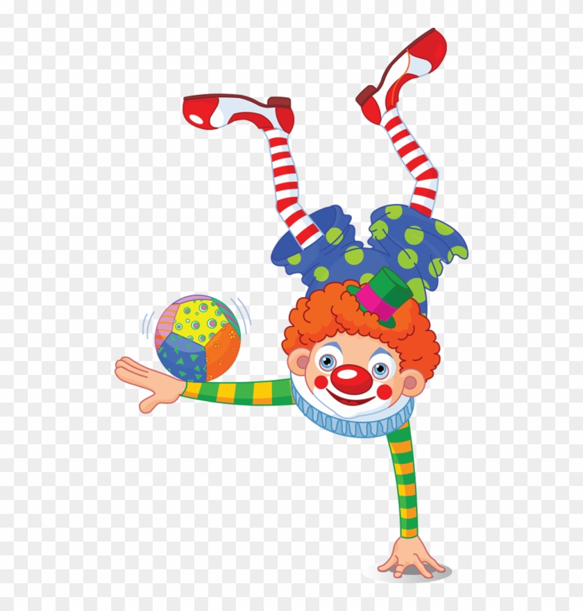 Clown Vector Png - Clown Acrobat Clipart