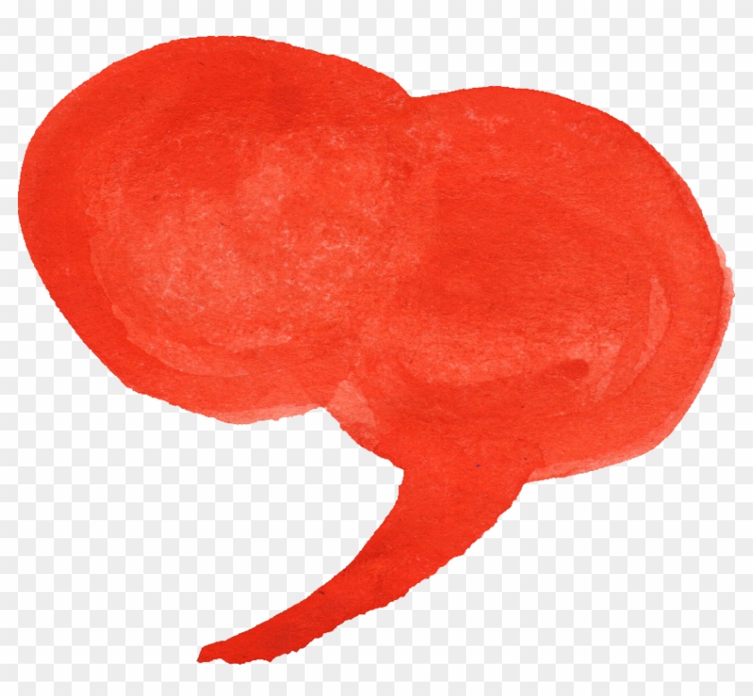 Bubble Clipart Watercolor - Speech Bubble Watercolor Brushes - Png Download #5145524