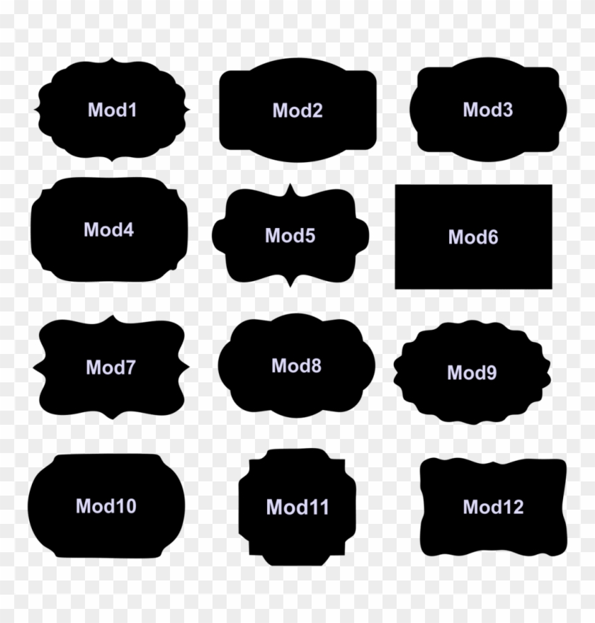 Sticker Label Barang Dapur Clipart