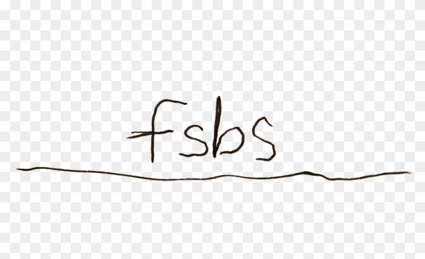 Fs Bs Scribble - Calligraphy Clipart