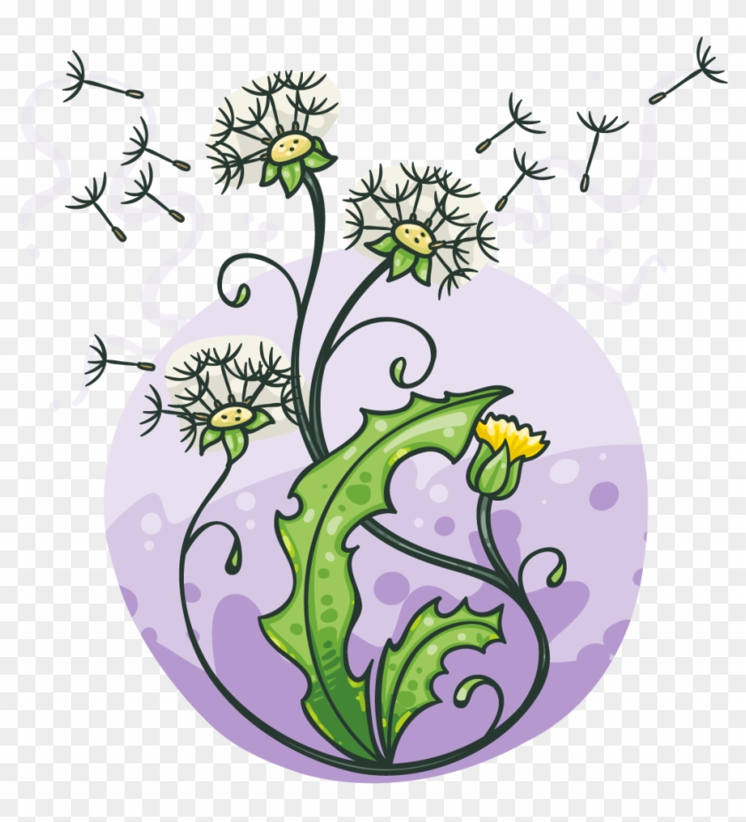 Dandelion Wishes - Illustration Clipart #5146071