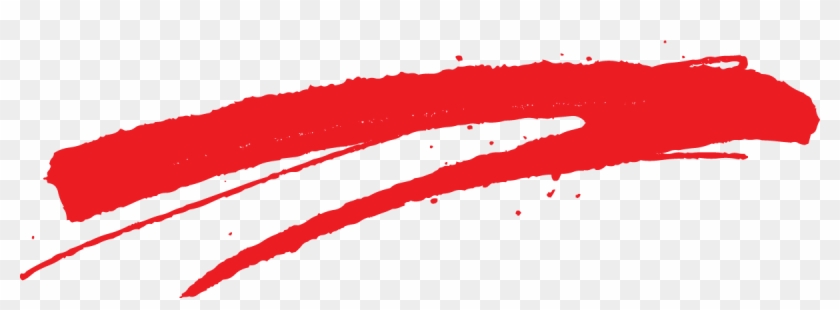 Red Paint Swash - Illustration Clipart