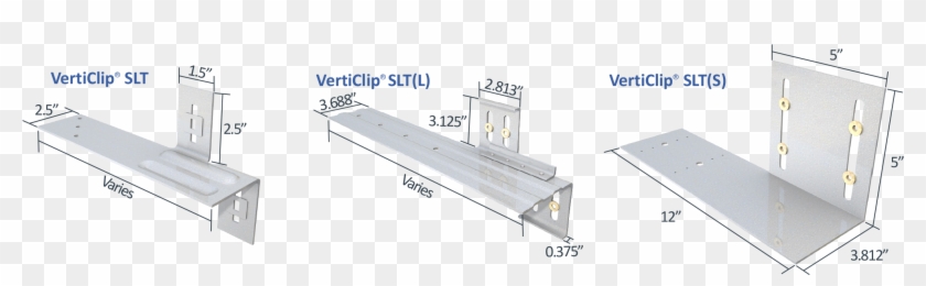 Verticlip Slt Dimensions - Daylighting - Png Download