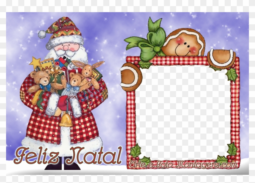 Molduras De Natal Png - Moldura De Natal Png Clipart #5147293