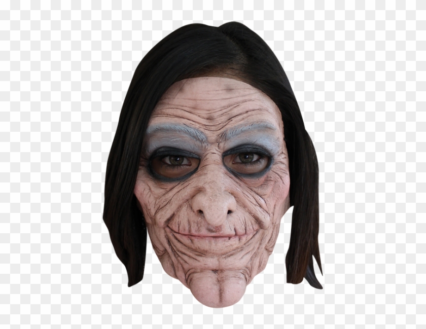 27411 - Scary Old Lady Face Clipart #5147502