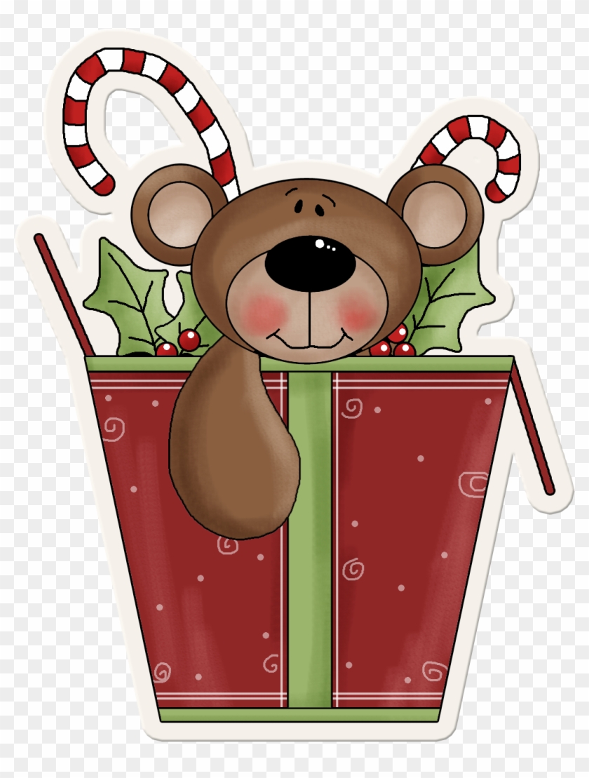 Christmas Teddy Bear Clip Art - Christmas Clip Art - Png Download #5147690