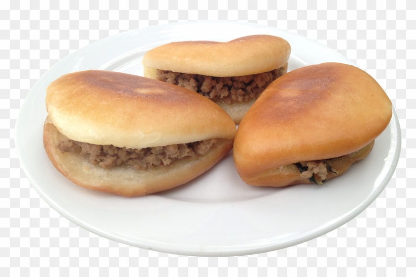 Chinese Sandwich Bun With Filling Small - Minced Sandwich Png Clipart