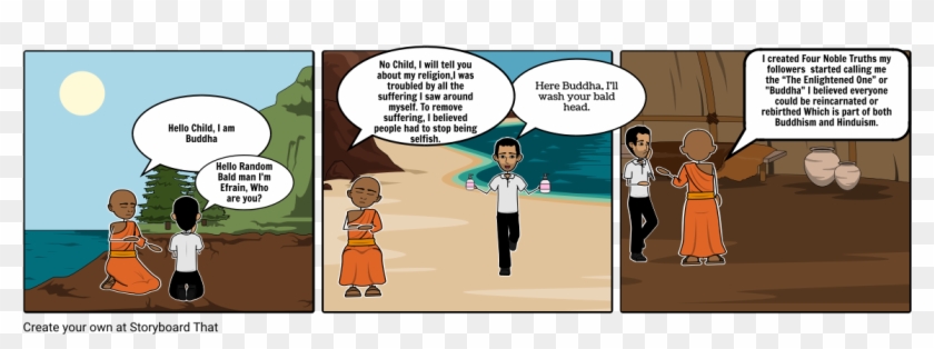 Buddha Storyboard - Comics Clipart #5148315