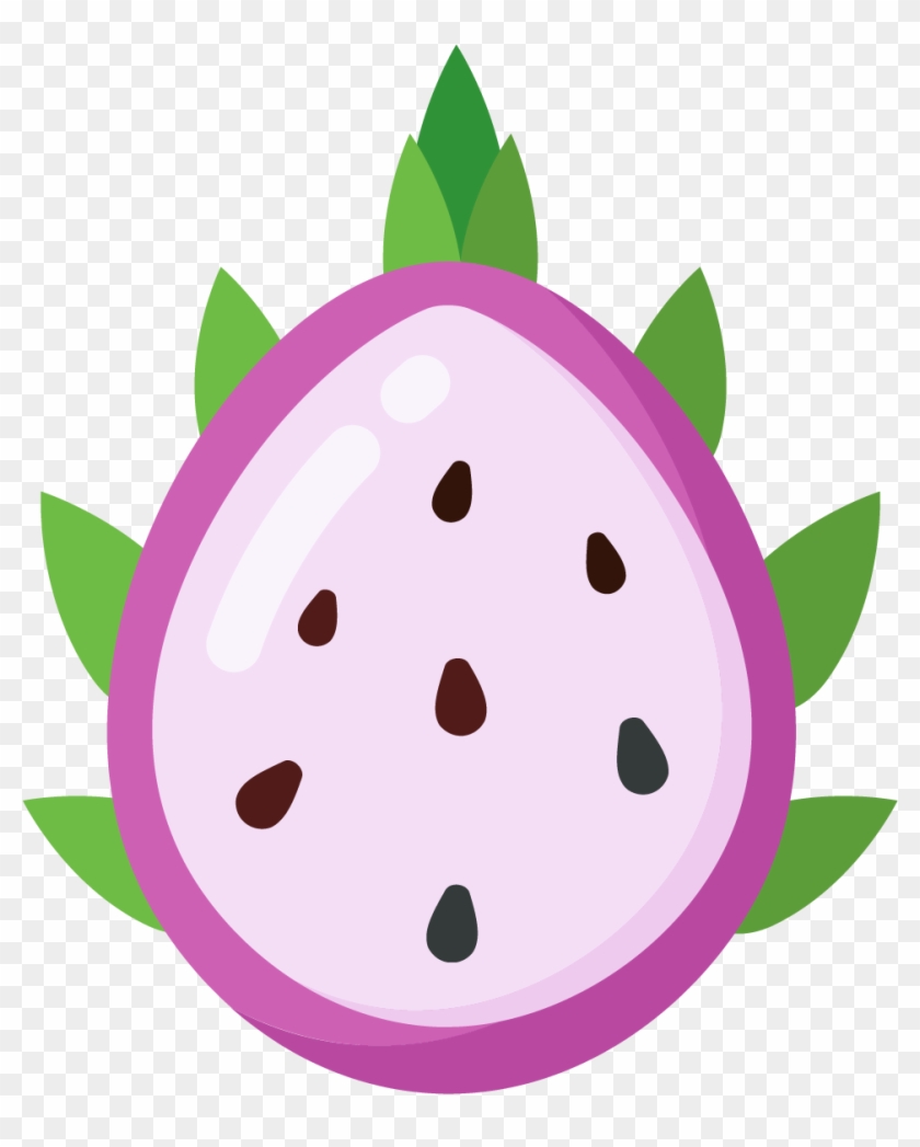 Yummy And Bright Exotic South East Asian Fruit - Illustration Clipart