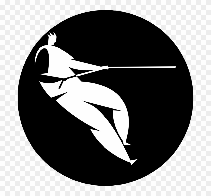 Vector Illustration Of Mountain Climber Climbs With - Circle Clipart #5148617