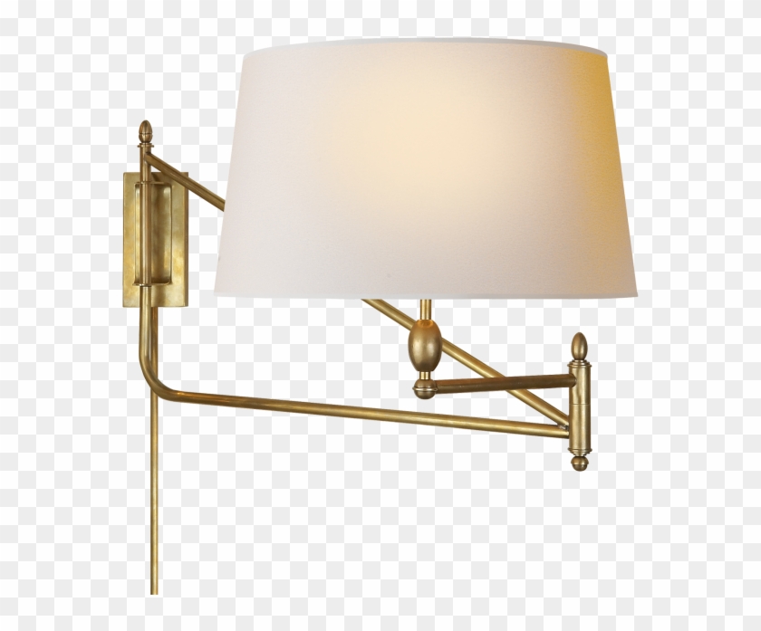 Paulo Large Bracket Swing Arm Pleated Lamp Shades, - Swing Arm Clipart