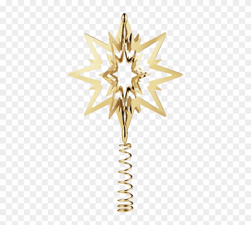Georg Jensen Christmas Tree Top Star Gold - Georg Jensen Gold Star Clipart #5148807
