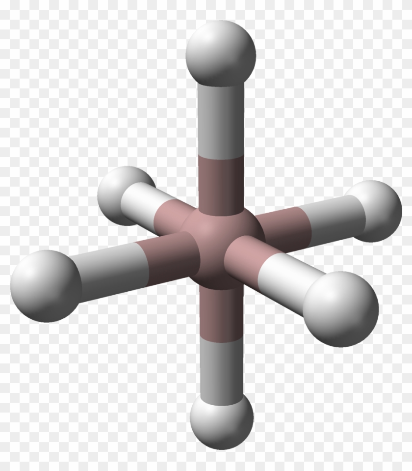 Aluminium Hydride Al Coordination 3d Balls - Aluminum Ball And Stick Model Clipart #5148810