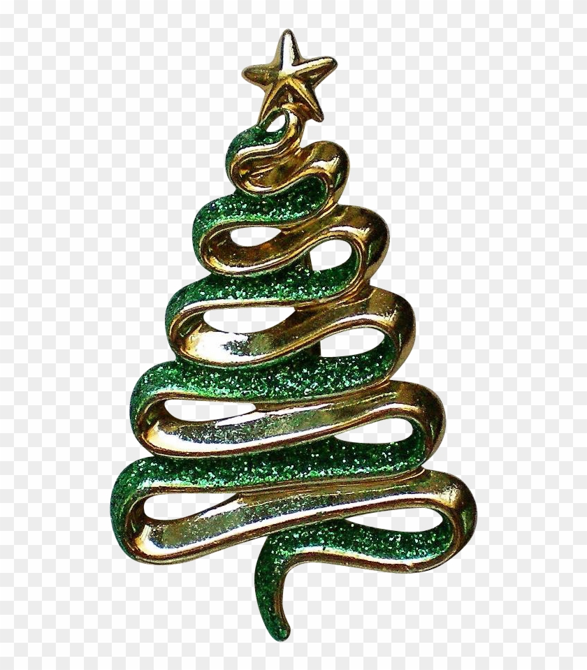 Ajc Free Form Christmas Tree Pin Found At Www - Christmas Ornament Clipart #5148889