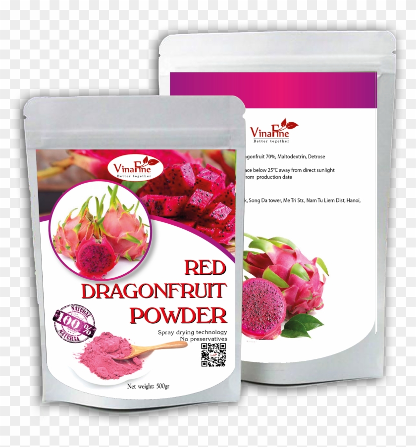 Red Flesh Dragon Fruit Powder Clipart #5148932