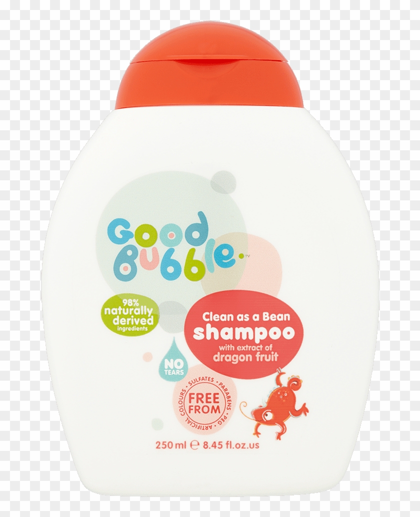 Clean As A Bean Shampoo With Dragon Fruit Extract - Good Bubble Clipart