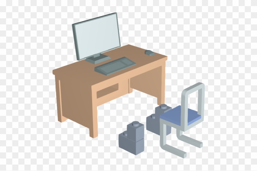 Computer Desk Clipart