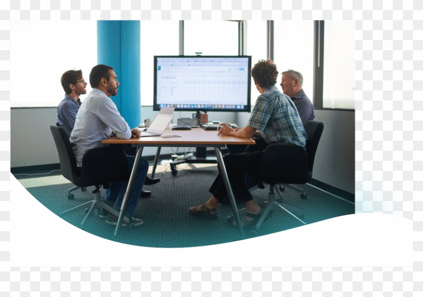 Clients Often Attend Meetings In Person At Our Austin - Conference Room Table Clipart