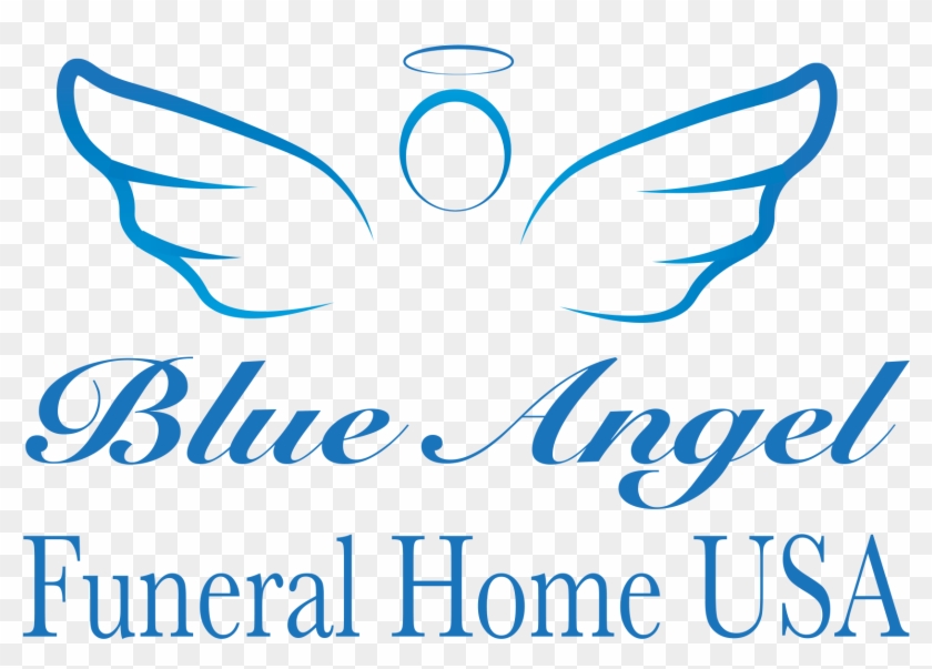 Blue Angel Funeral Home Usa - Graphic Design Clipart