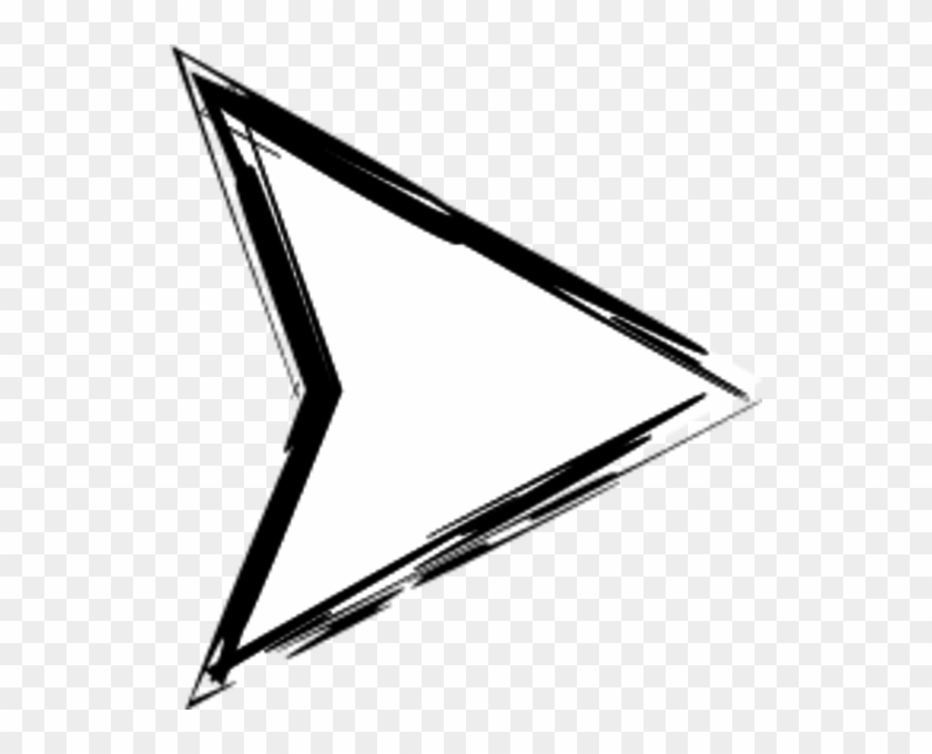 Arrows Sketch - Triangle Clipart #5149886