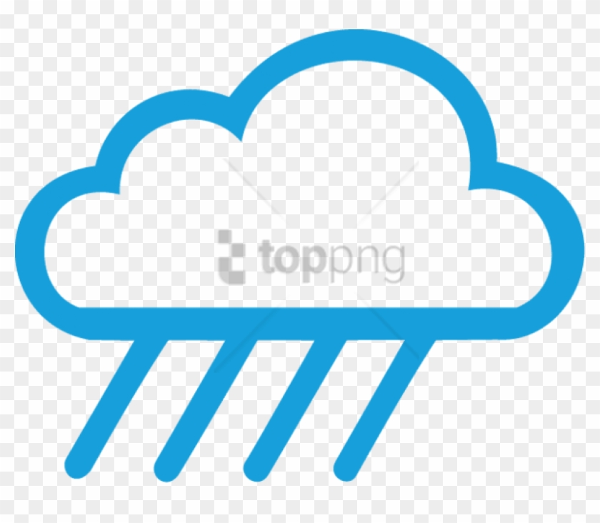 Free Png Rain Cloud Clipart Png Png Image With Transparent - Transparent Background Rain Icon