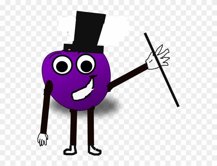 Plumb Prune Dancing In The Rain Clip Art - Dancing Prune - Png Download