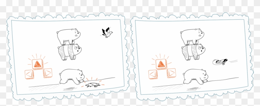 Use Your Up Arrow Key To Jump Over Bird Poop Or Other - Sketch Clipart